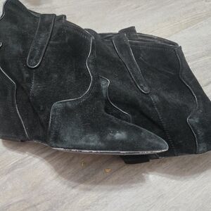 Black Suede Ankle Boots